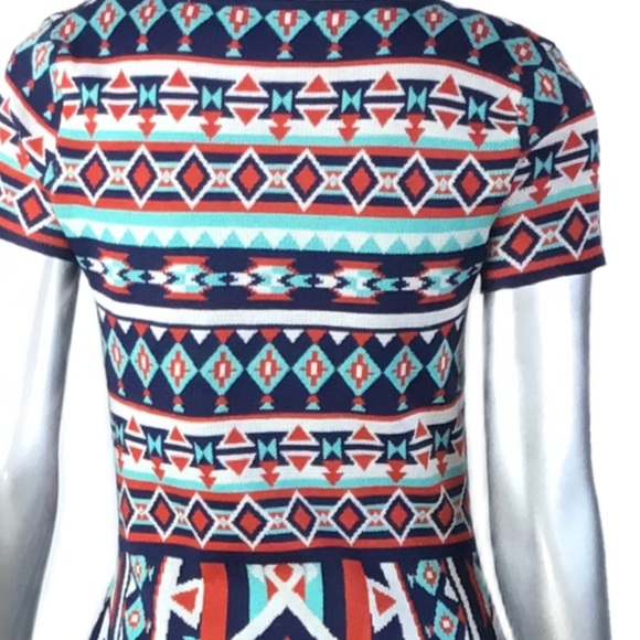 Flying Tomato Blue Knit A-Line Dress & Earrings - Picture 8 of 8